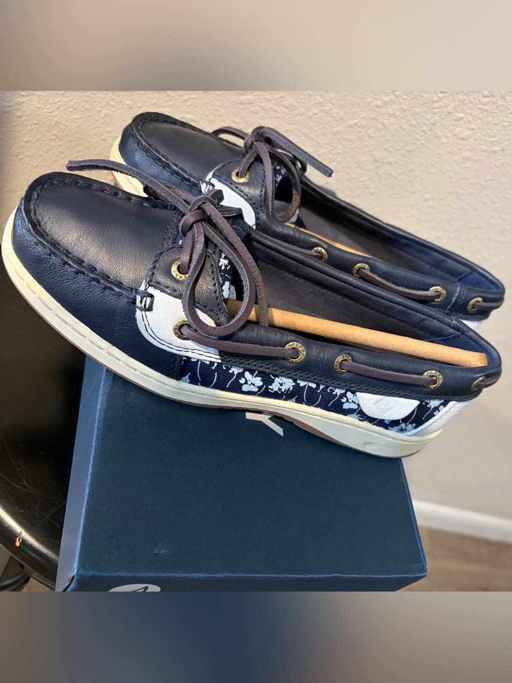 Womens Sperry Angelfish Floral Memory foam